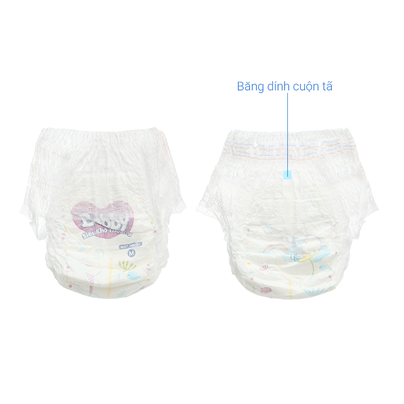 Combo 2 tã quần Bobby size M 78 miếng/bịch (6 - 11 kg) - Giao bao bì ngẫu nhiên 8