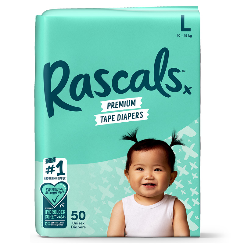 Combo 2 tã dán Rascals size L 50 miếng (10 - 15 kg) - Giao bao bì ngẫu nhiên 19