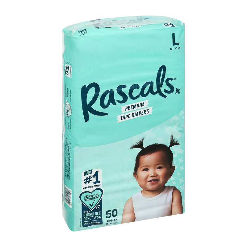 Combo 2 tã dán Rascals size L 50 miếng (10 - 15 kg) - Giao bao bì ngẫu nhiên 21