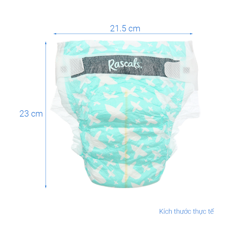 Combo 2 tã dán Rascals size L 50 miếng (10 - 15 kg) - Giao bao bì ngẫu nhiên 25