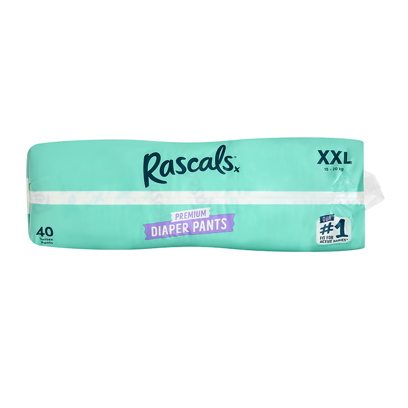 Tã quần Rascals size XXL 40 miếng (15 - 20 kg) - Giao bao bì ngẫu nhiên 34