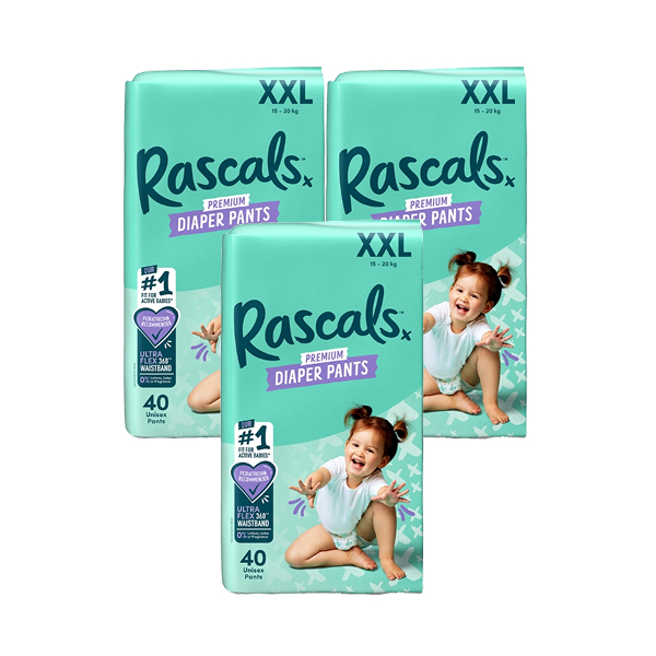 Tã quần Rascals size XXL 40 miếng (15 - 20 kg) - Giao bao bì ngẫu nhiên 29