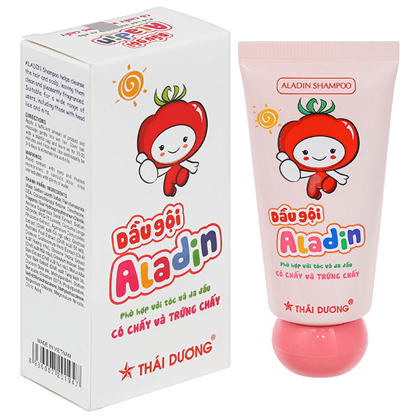 Dầu gội dược liệu Aladin điều trị chấy, loại bỏ trứng chấy