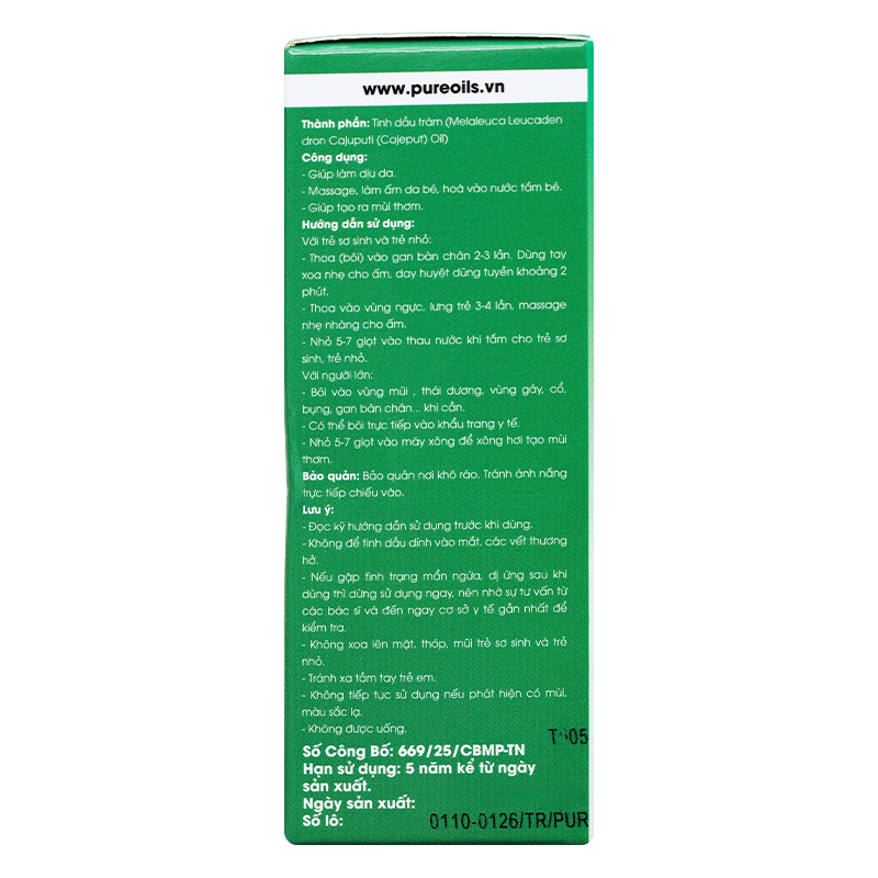 Dầu tràm Con Yêu 100 ml 12