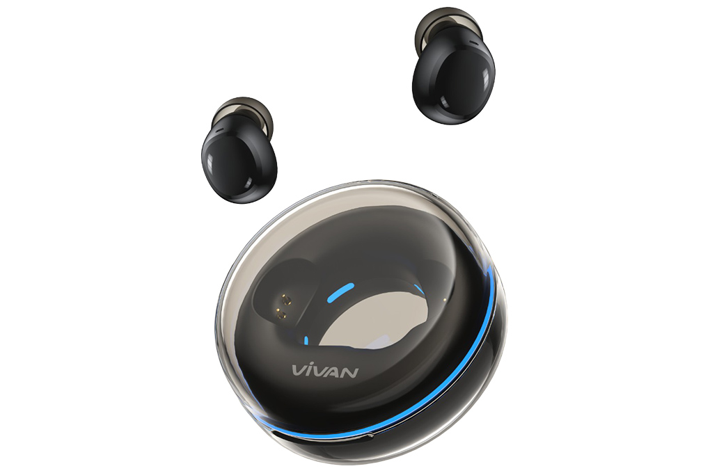 Earphone Bluetooth Vivan TWS Space Mini Black