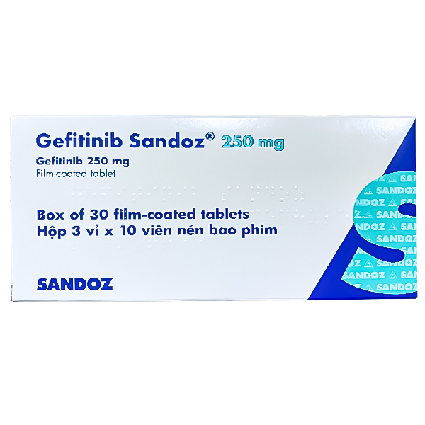 Gefitinib 250mg trị ung thư phổi