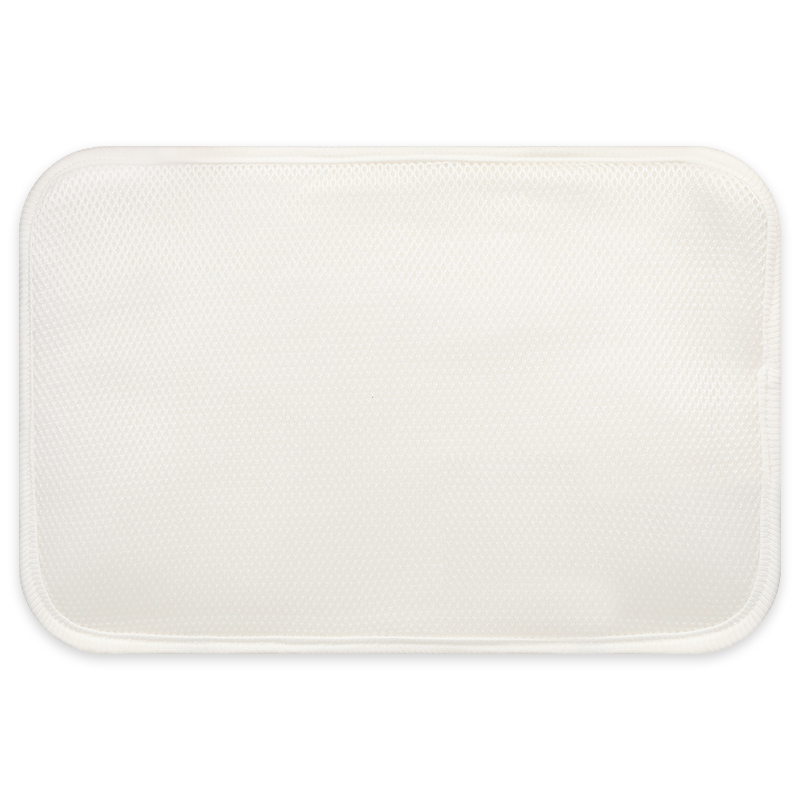 Gối lưới thoáng khí waffle cotton Air Mesh Piumie 25x38 cm - Gấu xám (từ 0 tháng) 2