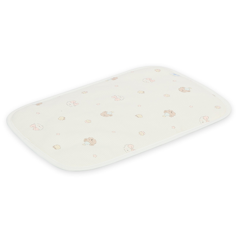 Gối lưới waffle cotton Piumie thoáng khí 25x38 cm - Gấu (từ 0 tháng) 9