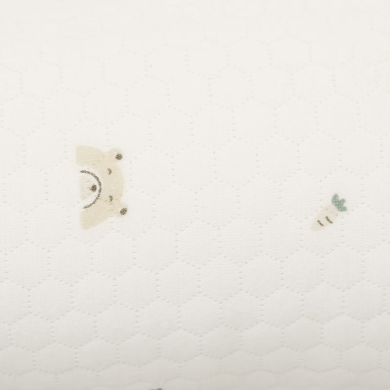 Gối ôm waffle cotton Air Mesh Piumie 50x10 cm - Gấu vàng (từ 0 tháng) 4