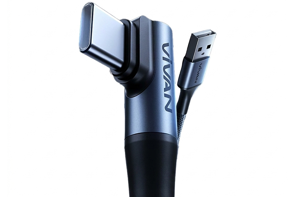 Kabel Data Type C - Type C Vivan VK90-CC100 Black