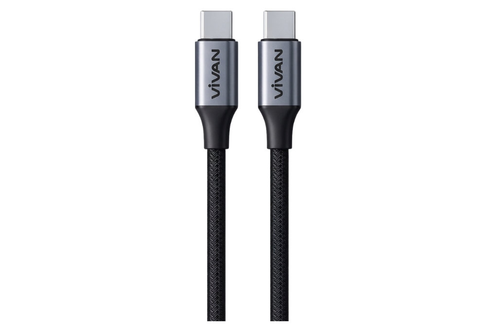Kabel Data Type C - Type C Vivan VKF-CC100 Black