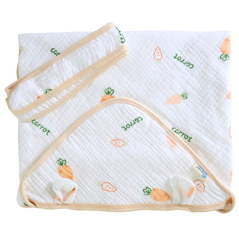 Khăn quấn cotton TOP KIDS 80x80 cm - Màu ngẫu nhiên 12
