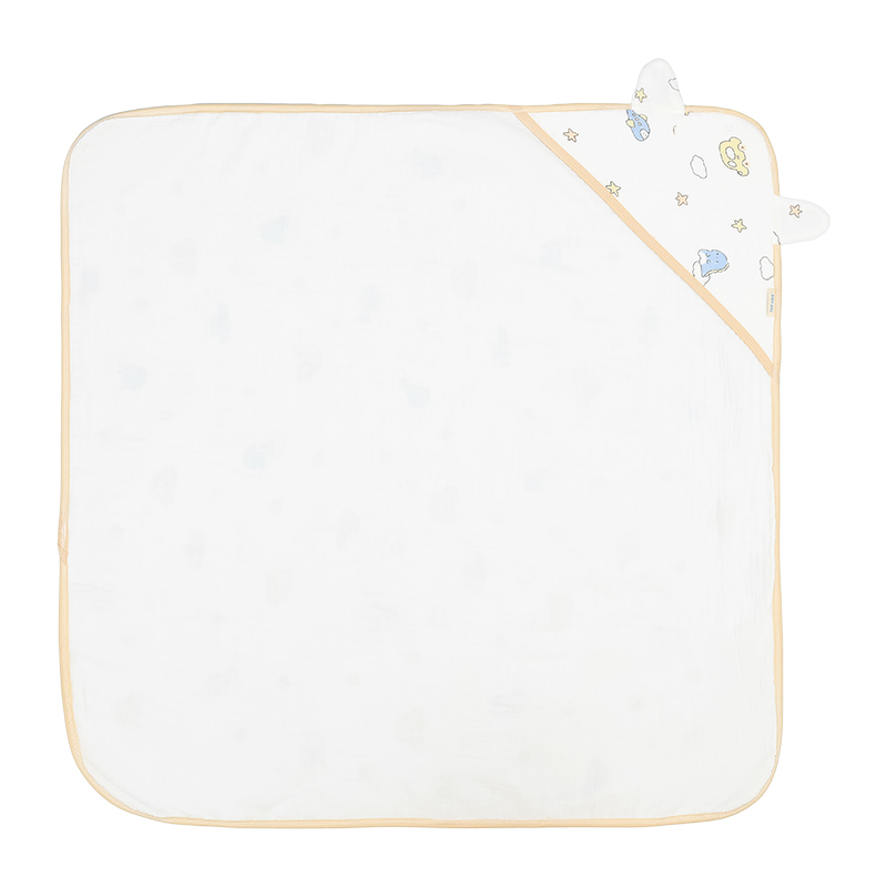 Khăn quấn cotton TOP KIDS 80x80 cm - Màu ngẫu nhiên 19
