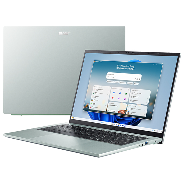 Laptop Acer Aspire Go 14 Intel Core C5-120U/8GB/512GB/OHS/Win11 (AG14-72P-591X) Matcha