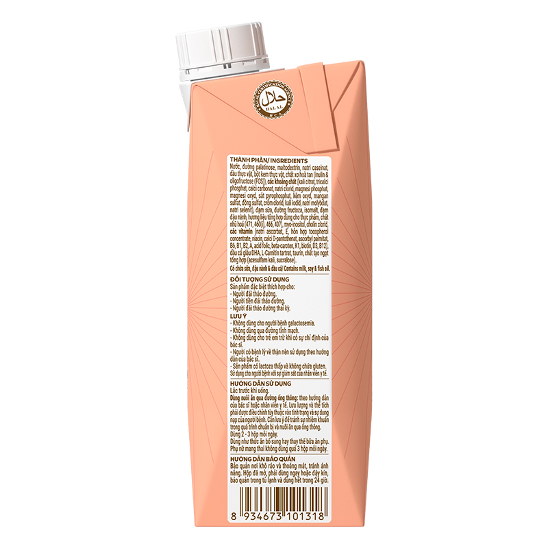 Thùng 24 sữa nước dinh dưỡng người lớn Vinamilk Sure Dicerna hương tự nhiên 237ml 20