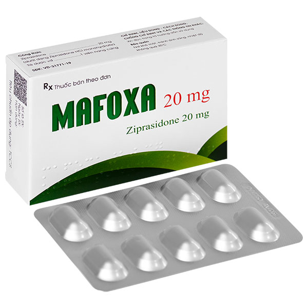 Mafoxa 20mg điều trị tâm thần phân liệt, đợt hưng cảm