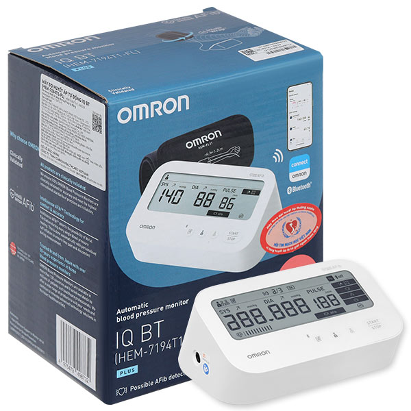 Máy đo huyết áp bắp tay Iq Bt Omron HEM-7194T1-FL