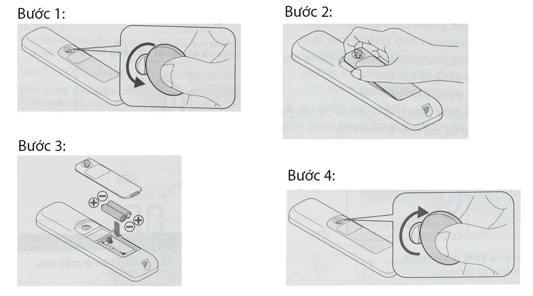 Hướng dẫn thao tác lắp pin