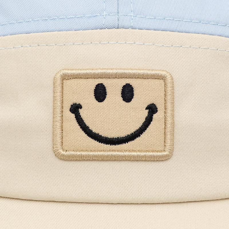 Nón kết cho bé trai Duy Ngọc 7344 thêu Smile màu đỏ 13