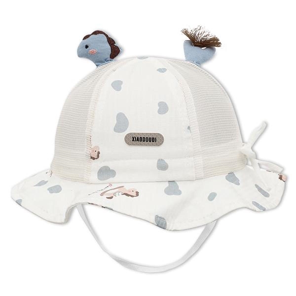 Nón vành cho bé TOP KIDS ngựa màu trắng xanh - AVAKids.com