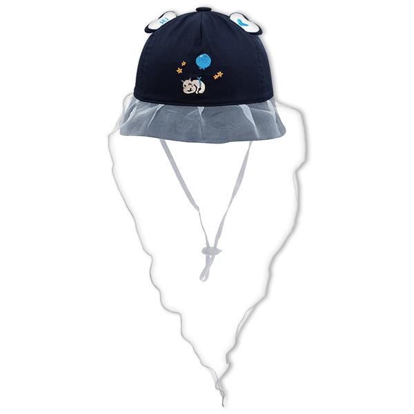 Nón vành cho bé Duy Ngọc 5463 Hippo màu vàng cam - AVAKids.com