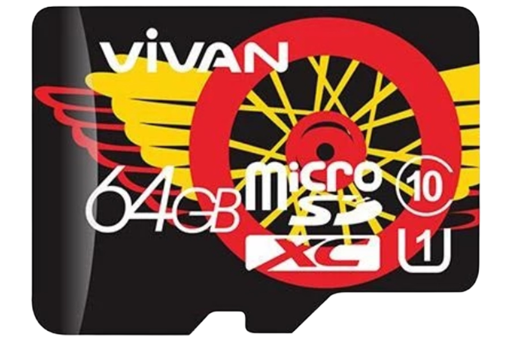SD Card Vivan V64U10 Class 10 64GB Black Red