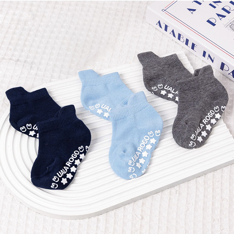 Set 3 tất sơ sinh cổ ngắn Ualarogo UR856 - Giao màu ngẫu nhiên 3