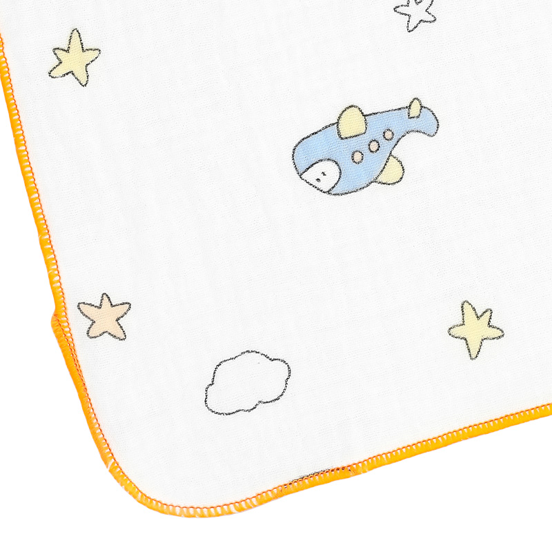 Set 5 cái khăn sữa cotton TOP KIDS 4 lớp 30x30 cm - Màu ngẫu nhiên 16