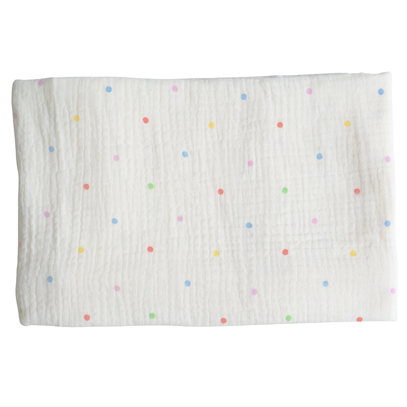 Set 5 cái khăn sữa cotton TOP KIDS 2 lớp 30x30 cm - Màu ngẫu nhiên 11
