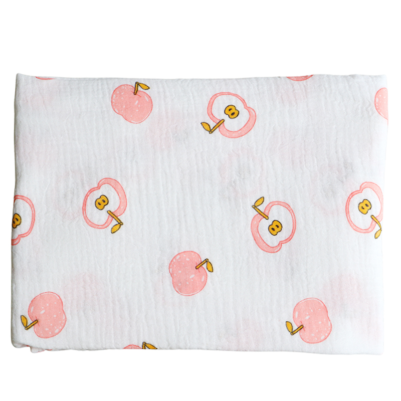 Set 5 cái khăn sữa cotton TOP KIDS 2 lớp 30x30 cm - Màu ngẫu nhiên 12