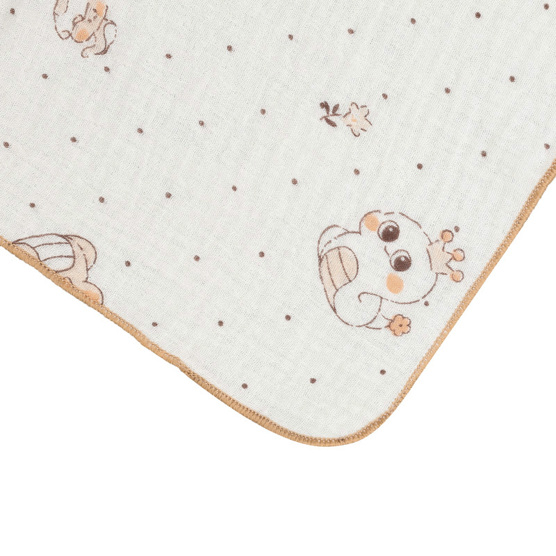 Set 5 cái khăn sữa cotton TOP KIDS 2 lớp 25x25 cm - Hoạ tiết ngẫu nhiên 16