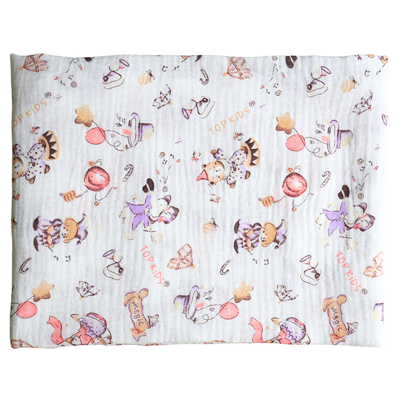 Set 5 cái khăn sữa cotton TOP KIDS 2 lớp 25x25 cm - Hoạ tiết ngẫu nhiên 8