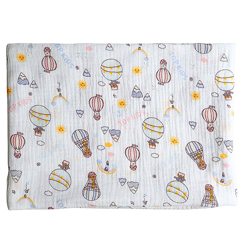 Set 5 cái khăn sữa cotton TOP KIDS 2 lớp 25x25 cm - Hoạ tiết ngẫu nhiên 9