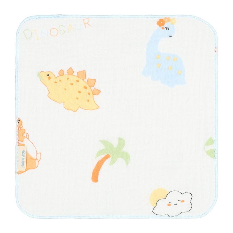 Set 5 cái khăn sữa cotton TOP KIDS 4 lớp 25x25 cm - Màu ngẫu nhiên 14