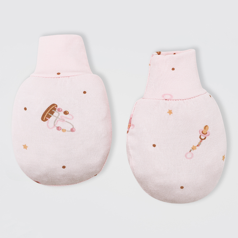 Set nón, bao tay bao chân in hình Lullaby NH728C màu trắng (0 - 3 tháng) 29