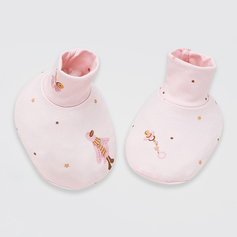 Set nón, bao tay bao chân in hình Lullaby NH728C màu trắng (0 - 3 tháng) 31