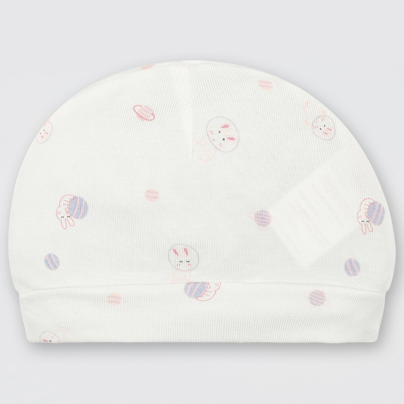 Set nón, bao tay bao chân in hình Lullaby NH728C màu trắng (0 - 3 tháng) 3