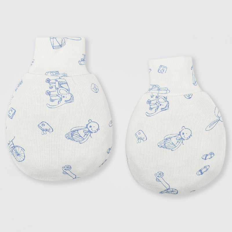 Set nón, bao tay bao chân in hình Lullaby NH728C màu trắng (0 - 3 tháng) 17