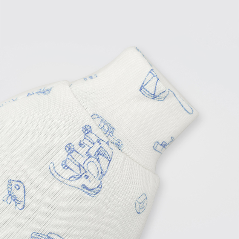 Set nón, bao tay bao chân in hình Lullaby NH728C màu trắng (0 - 3 tháng) 18