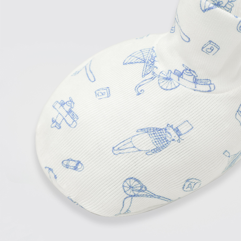 Set nón, bao tay bao chân in hình Lullaby NH728C màu trắng (0 - 3 tháng) 22