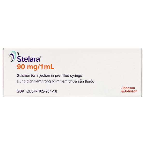 Dung dịch tiêm Stelara 90mg/1ml trị các bệnh vảy nến, Crohn