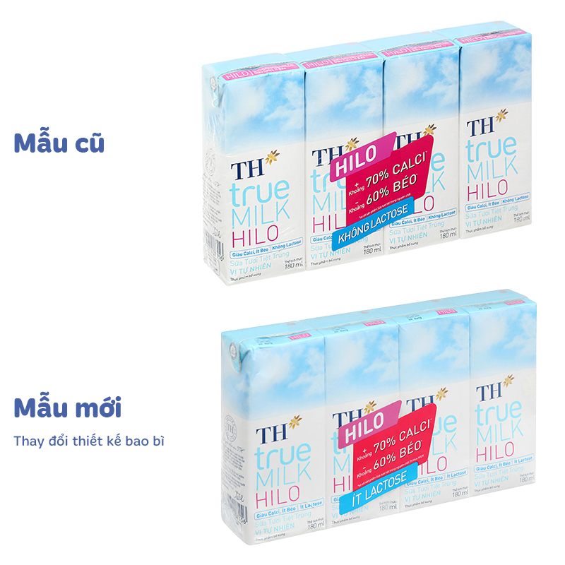 Thùng 48 hộp sữa tươi tiệt trùng TH true MILK Hilo không đường 180 ml (từ 1 tuổi) 17