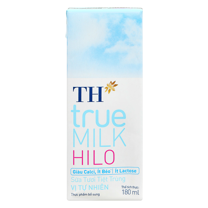 Thùng 48 hộp sữa tươi tiệt trùng TH true MILK Hilo không đường 180 ml (từ 1 tuổi) 23