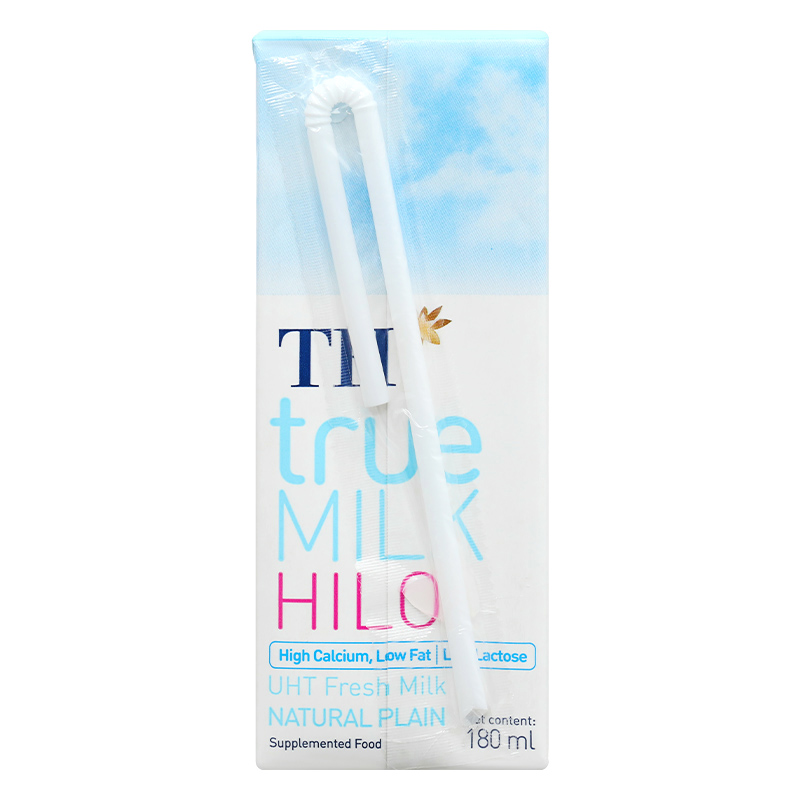 Thùng 48 hộp sữa tươi tiệt trùng TH true MILK Hilo không đường 180 ml (từ 1 tuổi) 24