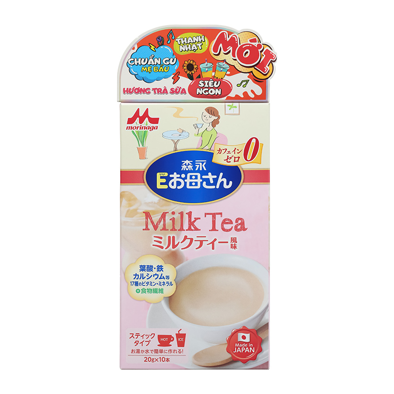 Sữa bầu Morinaga E-Okasan hương trà sữa 200g 2