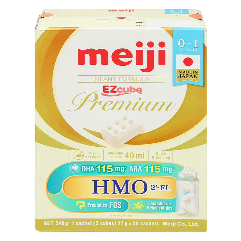 Sữa bột dạng thanh Meiji Infant Formula Ezcube Premium 540g (0 - 12 tháng) 2