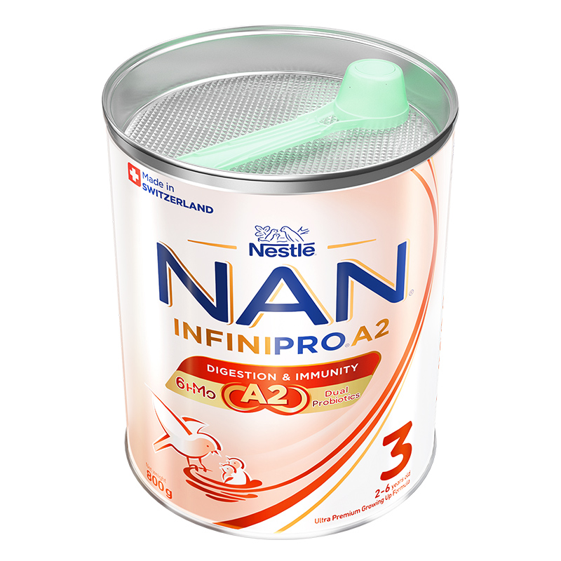 Combo 2 sữa bột NAN InfiniPro A2 6HMO số 3 (đạm quý A2) 800g (2 - 6 tuổi) 23
