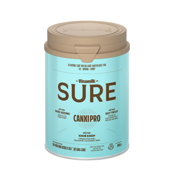 Sữa bột người lớn Vinamilk Sure Canxipro