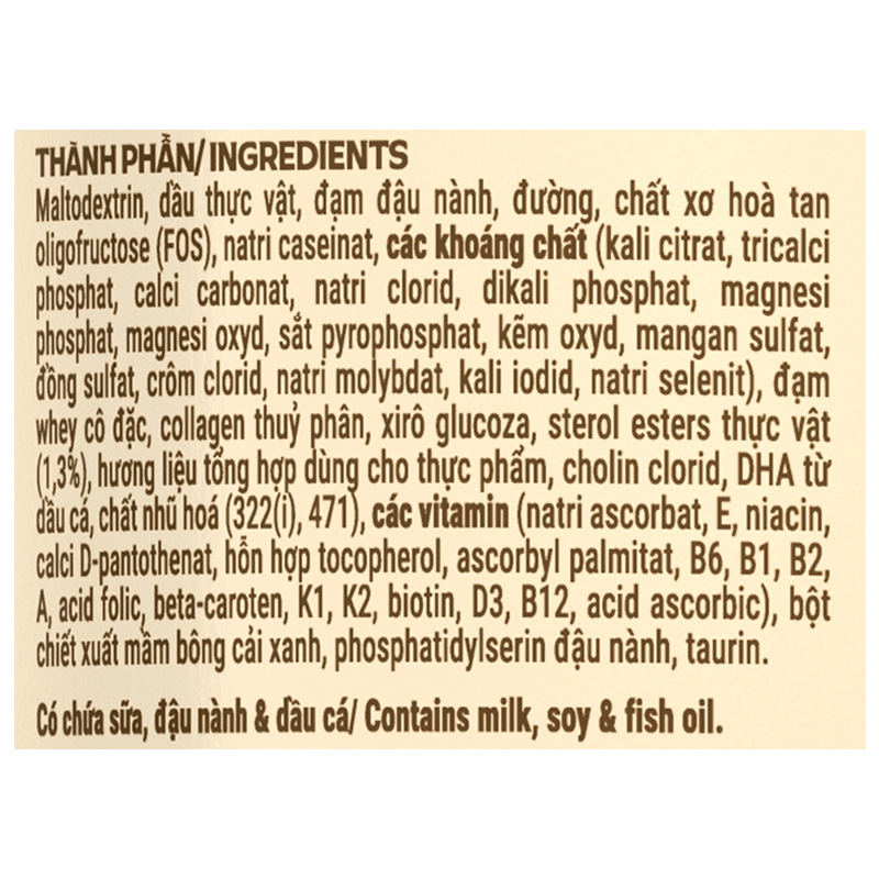 Sữa bột người lớn Vinamilk Sure Prevent Gold hương tự nhiên 400g 9