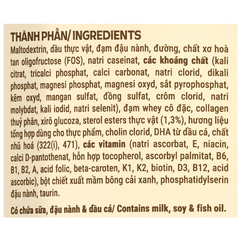 Sữa bột người lớn Vinamilk Sure Prevent Gold hương tự nhiên 400g 19